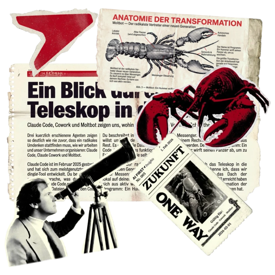 Ein Blick durch das Teleskop in die Zukunft