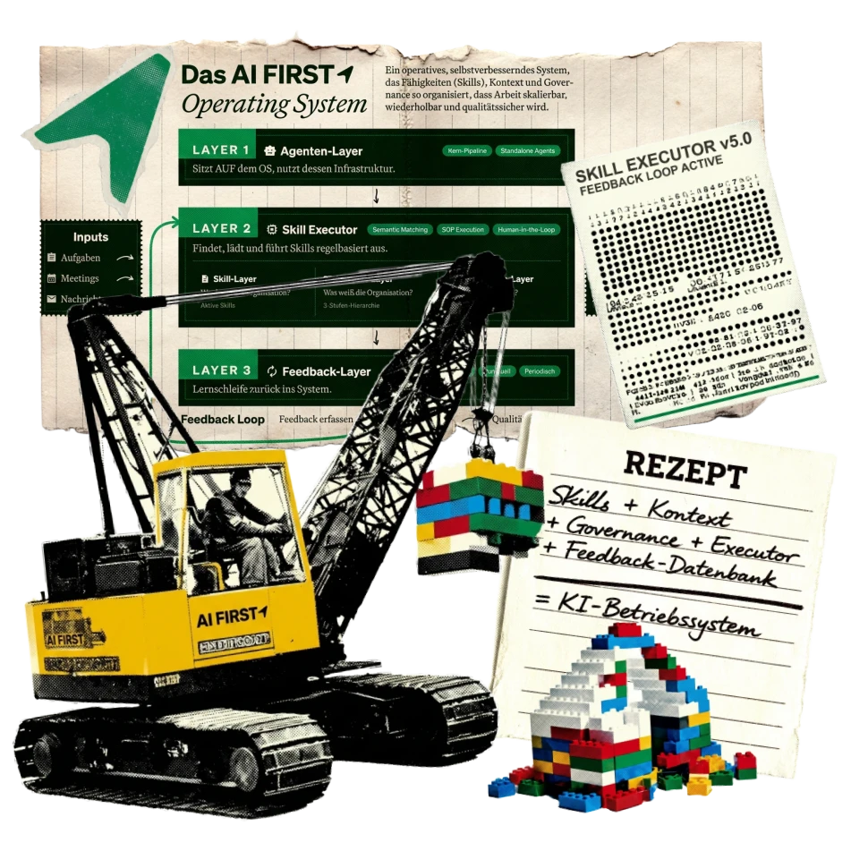 Die 5 Bausteine unseres KI-Betriebssystems
