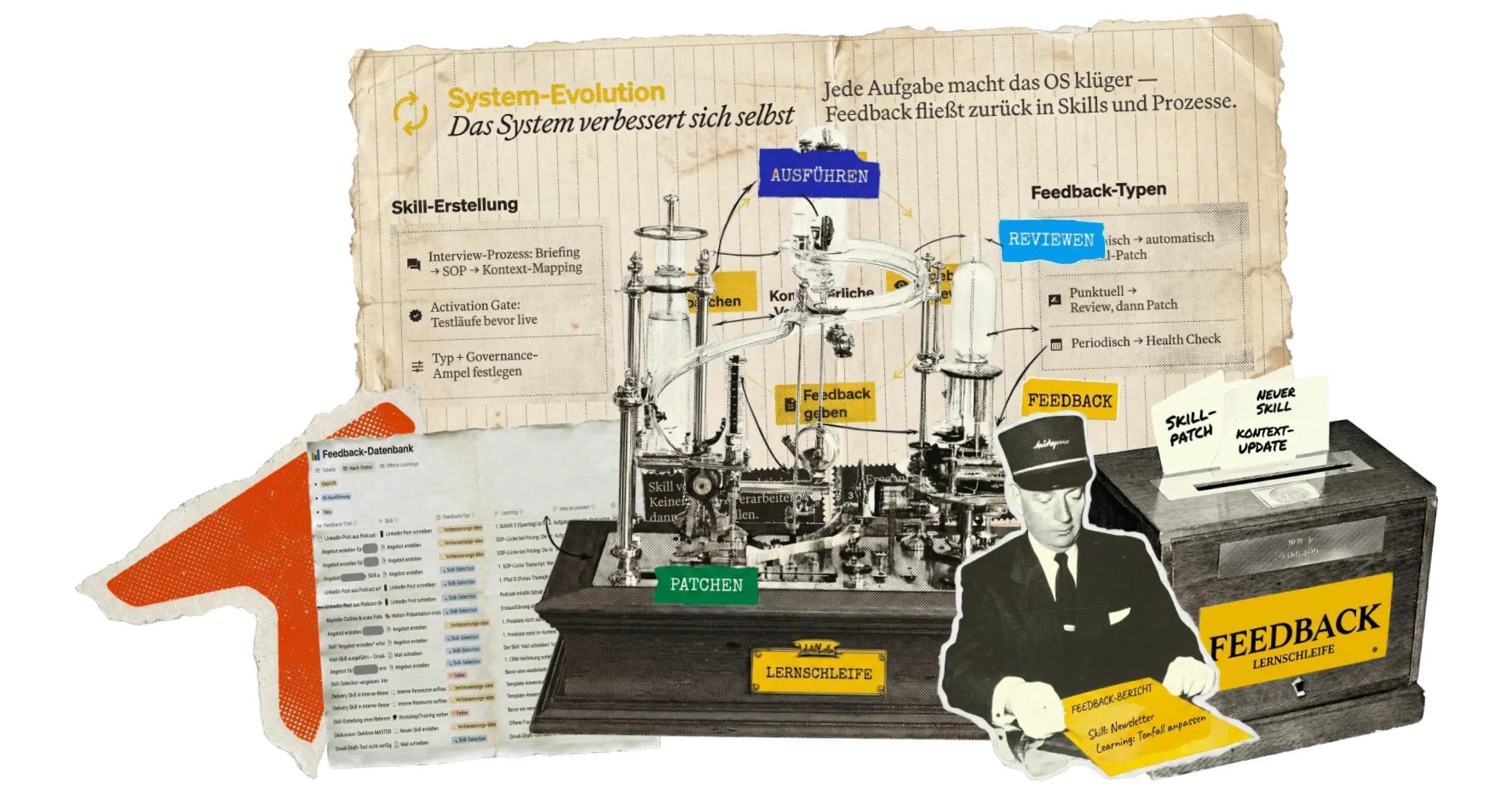 Die Lernschleife im KI-Betriebssystem