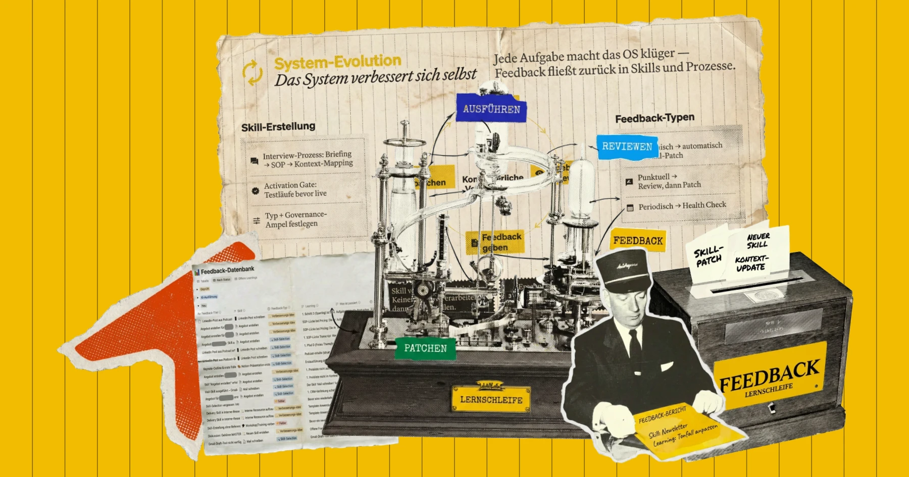 Die Lernschleife im KI-Betriebssystem
